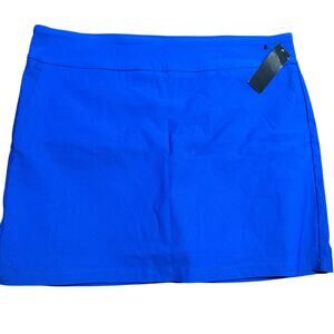 Courtenay Royal Blue Stretch Skort, Plus Size 18W, NWT
